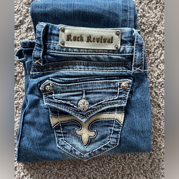 Rock Revival Indigo Boot Cut Jeans - Picture 3 of 3